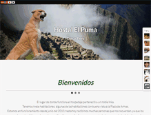 Tablet Screenshot of hostalelpuma.com